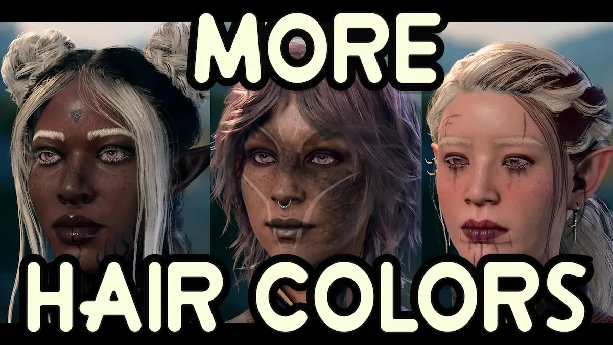 Two-toned hair colors in astralities mod