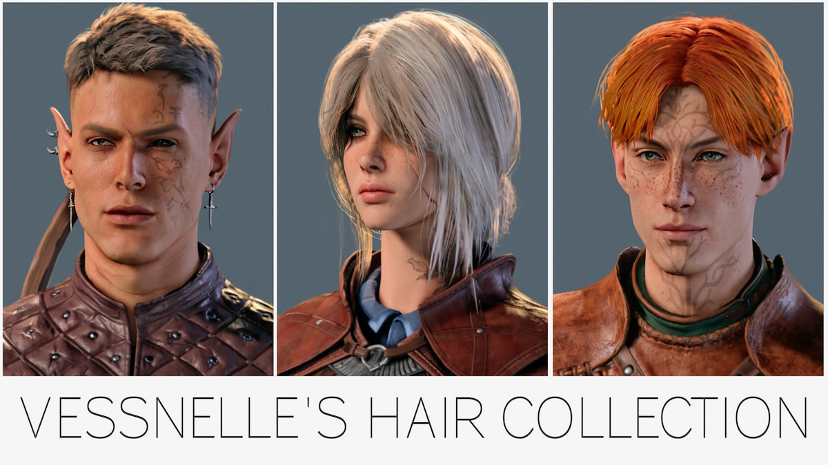 Three Tavs with blond and red hair colors