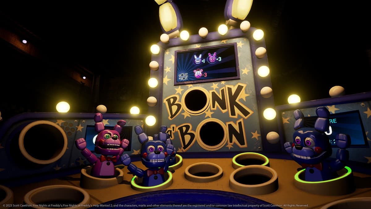 Bonk a' Bon game in help wanted 2