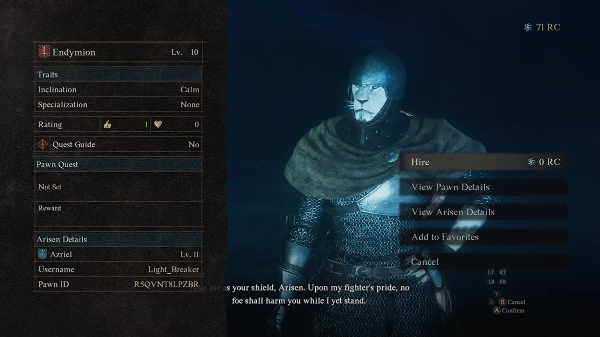 A fighter pawn in Dragon's Dogma 2