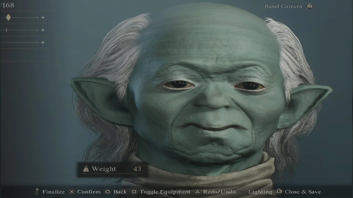Recreation of Yoda from Star Wars