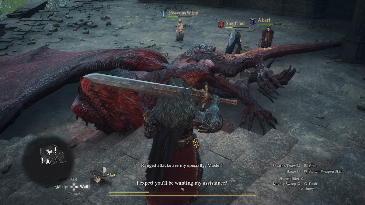 the player defeats the dragon in dragon's dogma 2