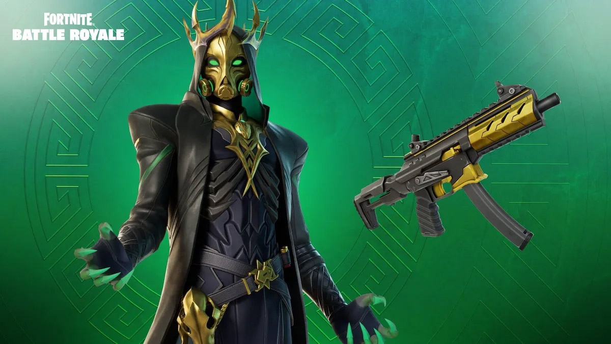 fortnite hades and his smg the harbinger
