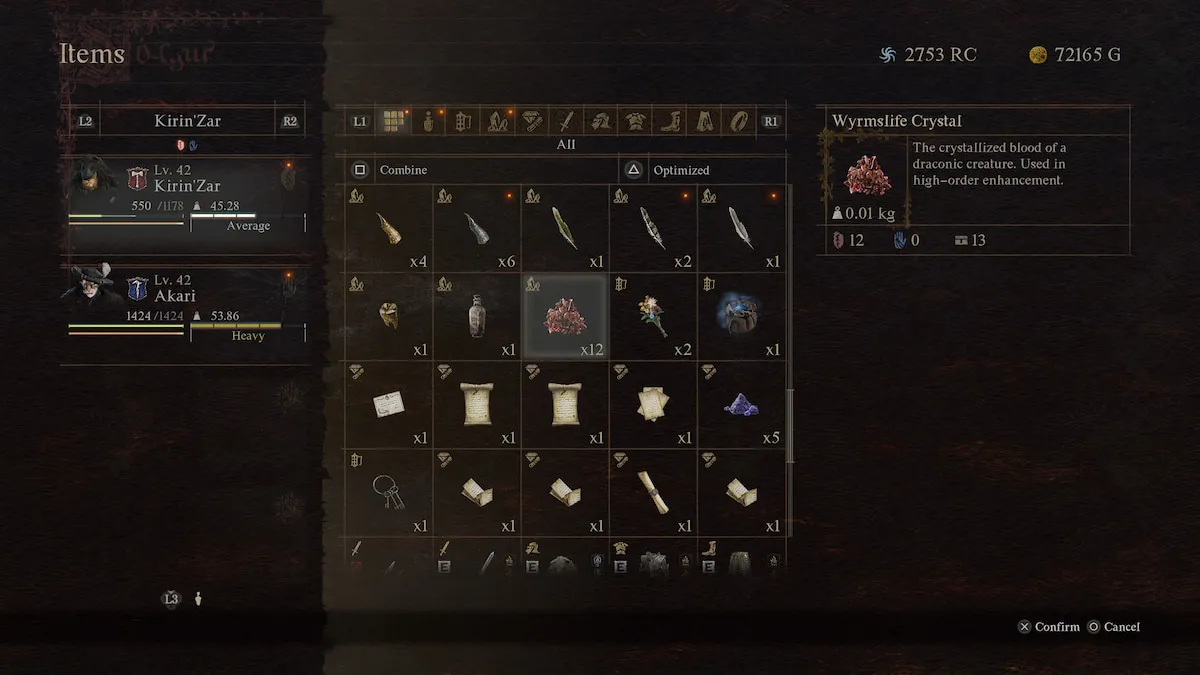 wyrmslife crystals in dragons dogma 2