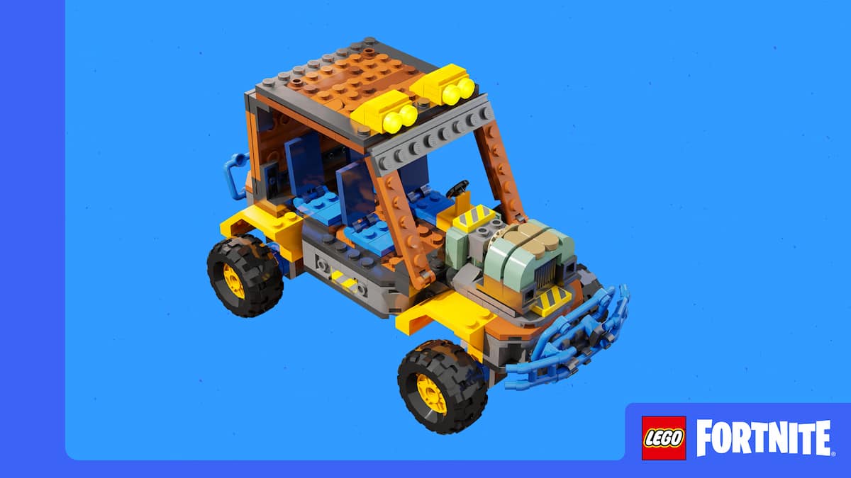 Four-seat LEGO car with a cover