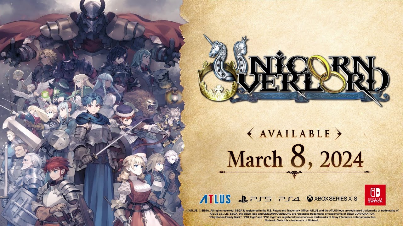 unicorn overlord promotional poster