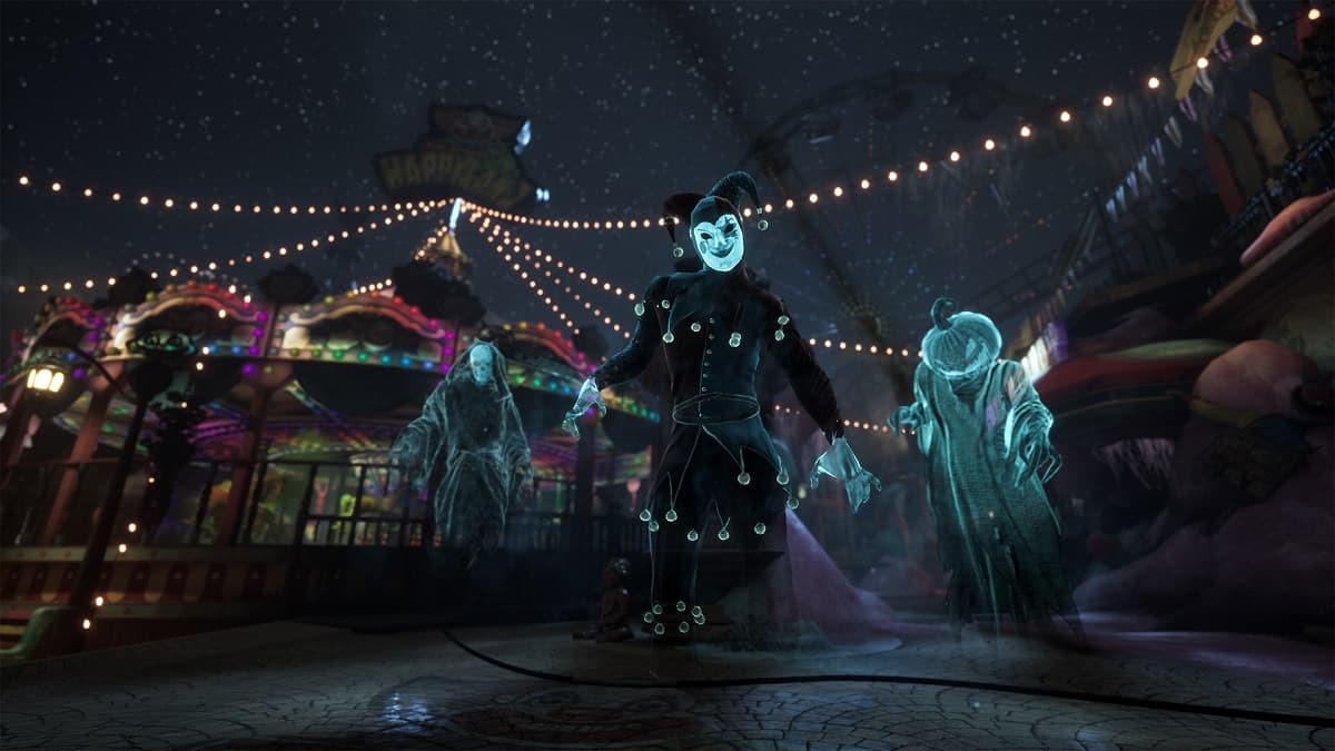Carnival ghosts on the carnival map