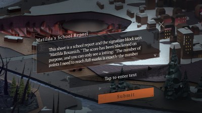 Matildia school report riddle