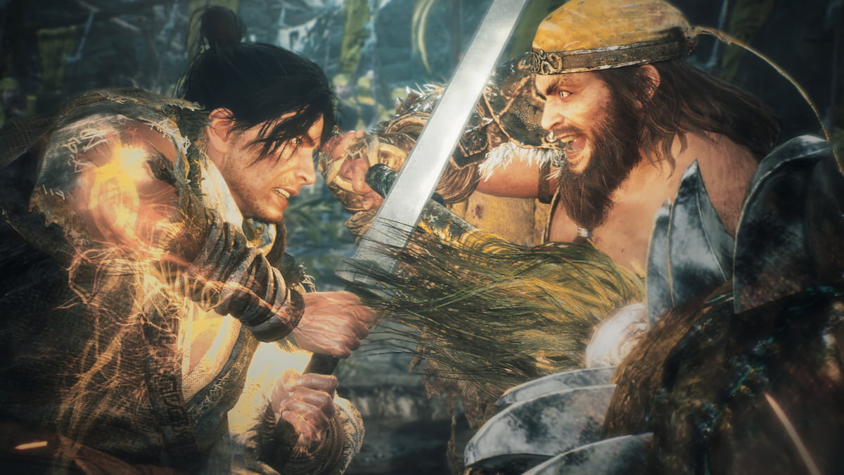 two swordsman clashing head to head in wo long fallen dynasty