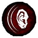 Deafened status effect icon in Dead by Daylight