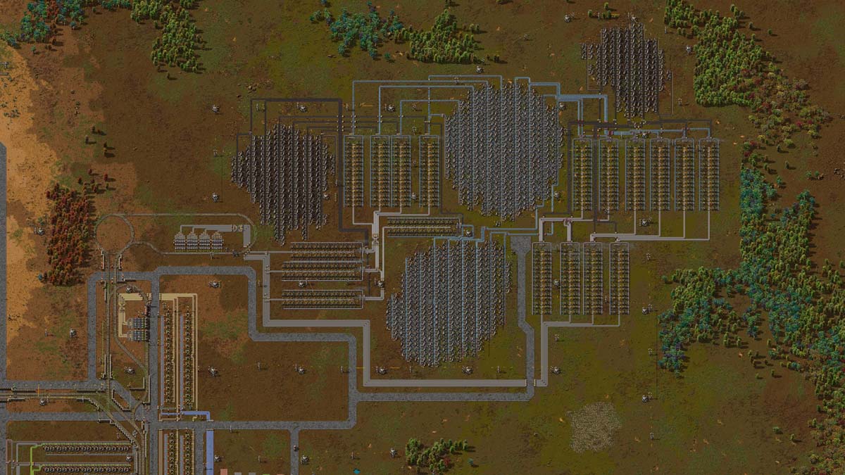 Complex grid in Factorio