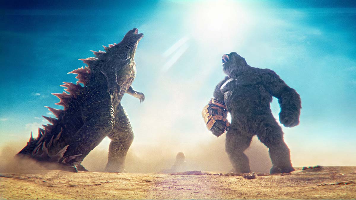 Godzilla faces King Kong in Godzilla x Kong: The New Empire