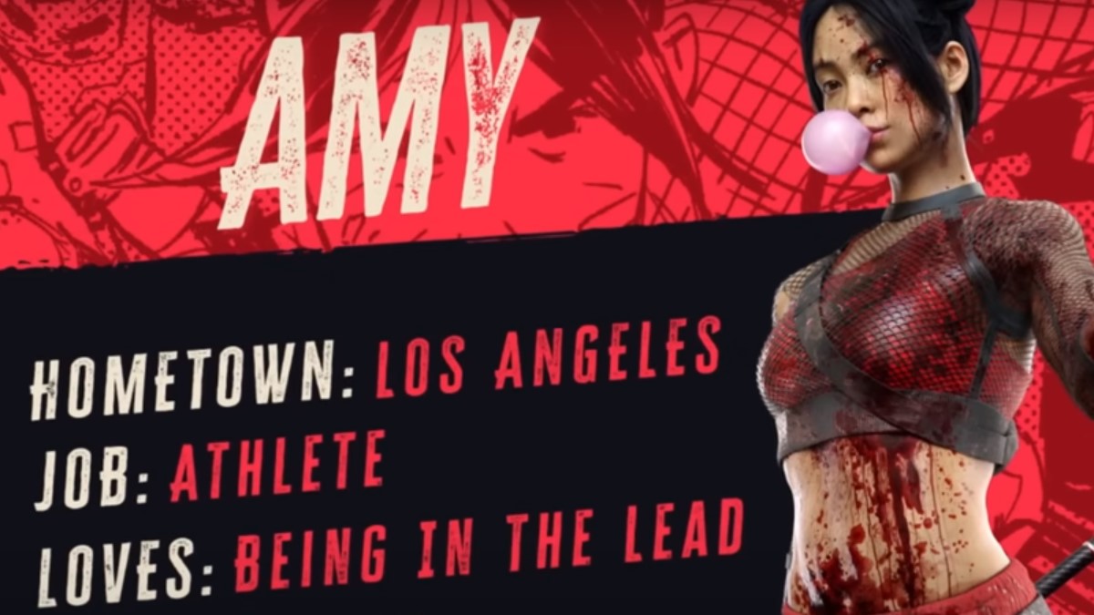 Amy character card from Dead Island 2