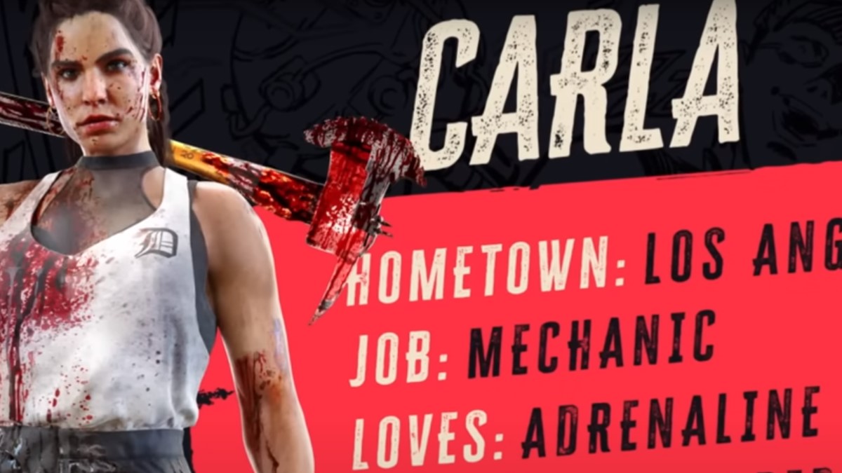 Carla character card from Dead Island 2
