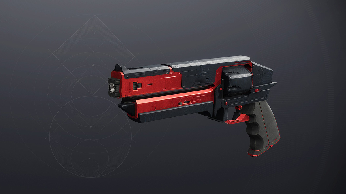 Kindled Orchid Hand Cannon from Destiny 2