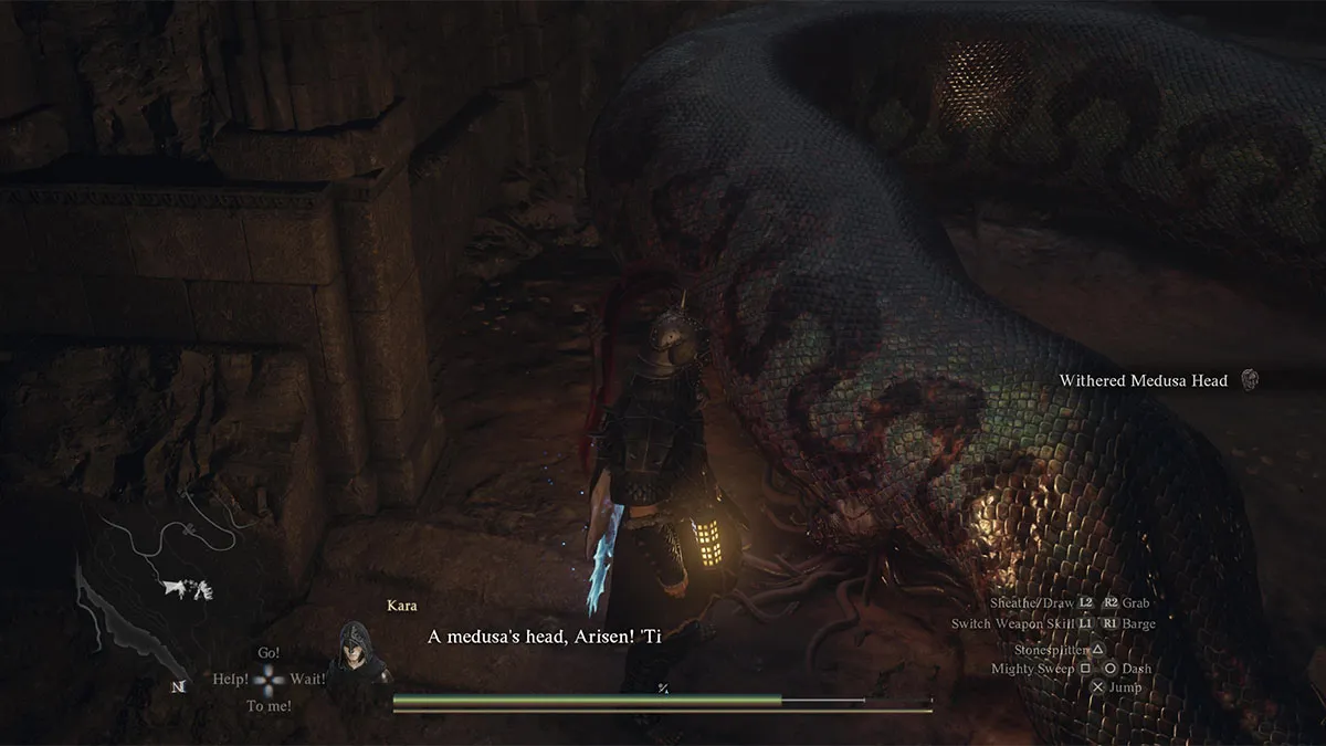Getting a Withered Medusa Head in Dragon's Dogma 2
