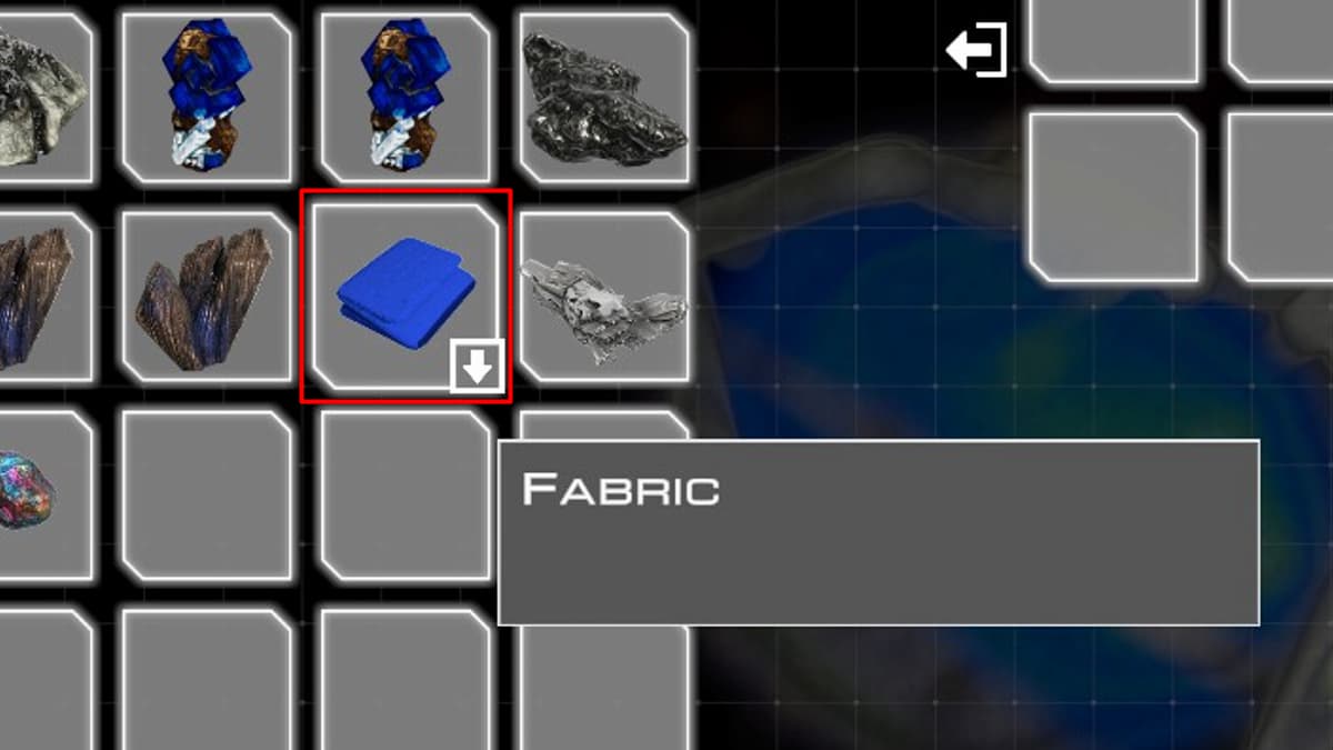 Fabric in inventory in Planet Crafter