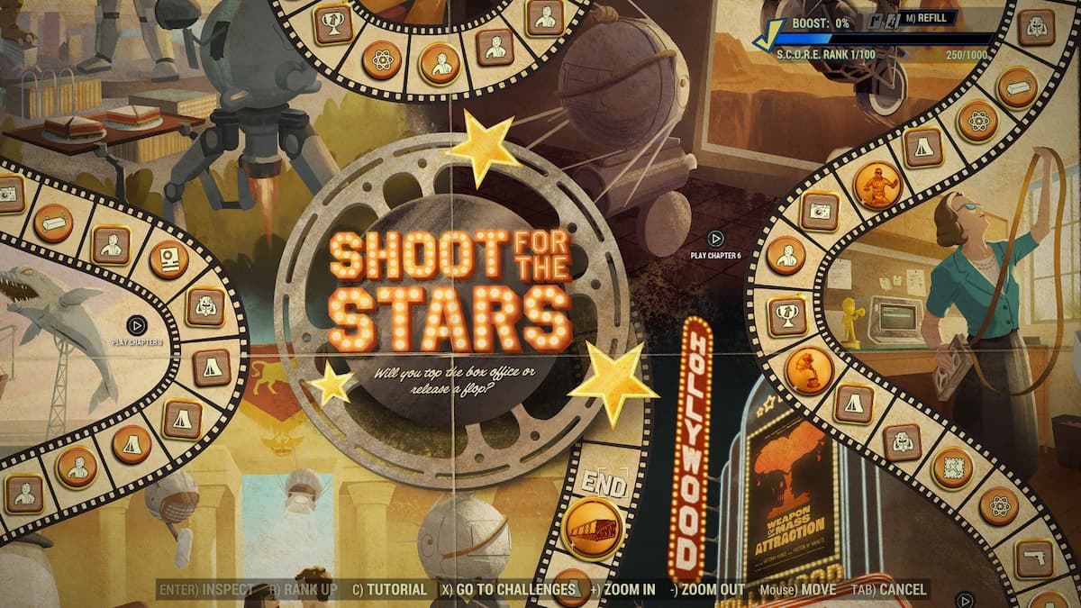 Shoot for the Stars Scoreboard. 