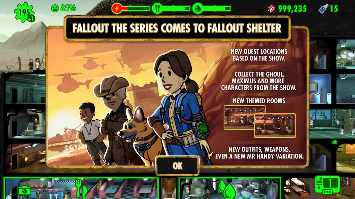 Prime Fallout show content update.