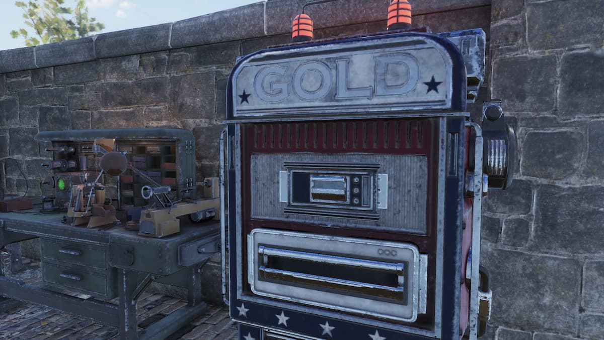 Gold Bullion stamp vending machine.