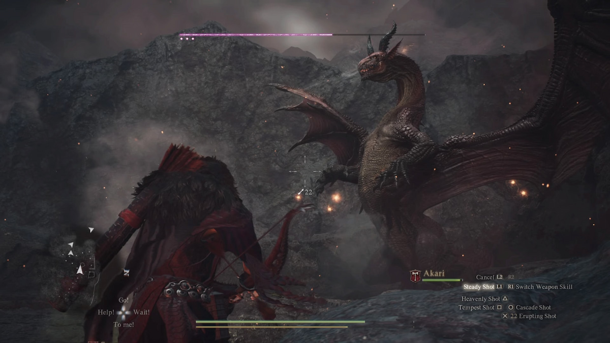 dragon standing up in dragons dogma 2