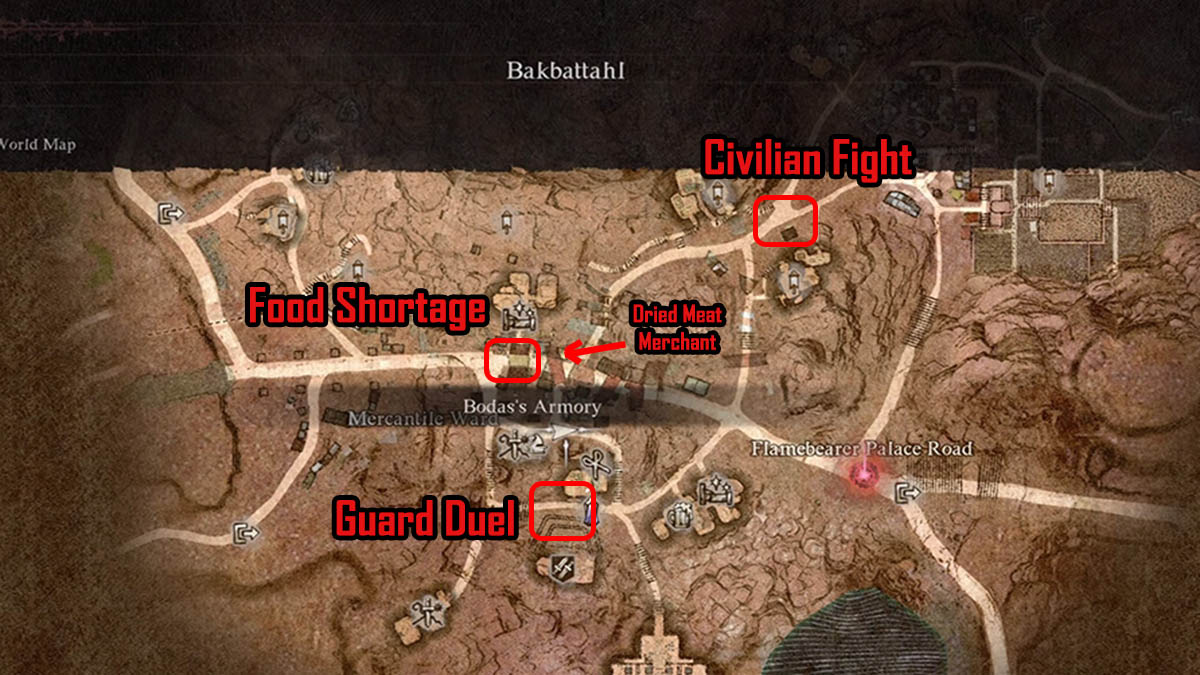 civil unrest quest locations in dragons dogma 2