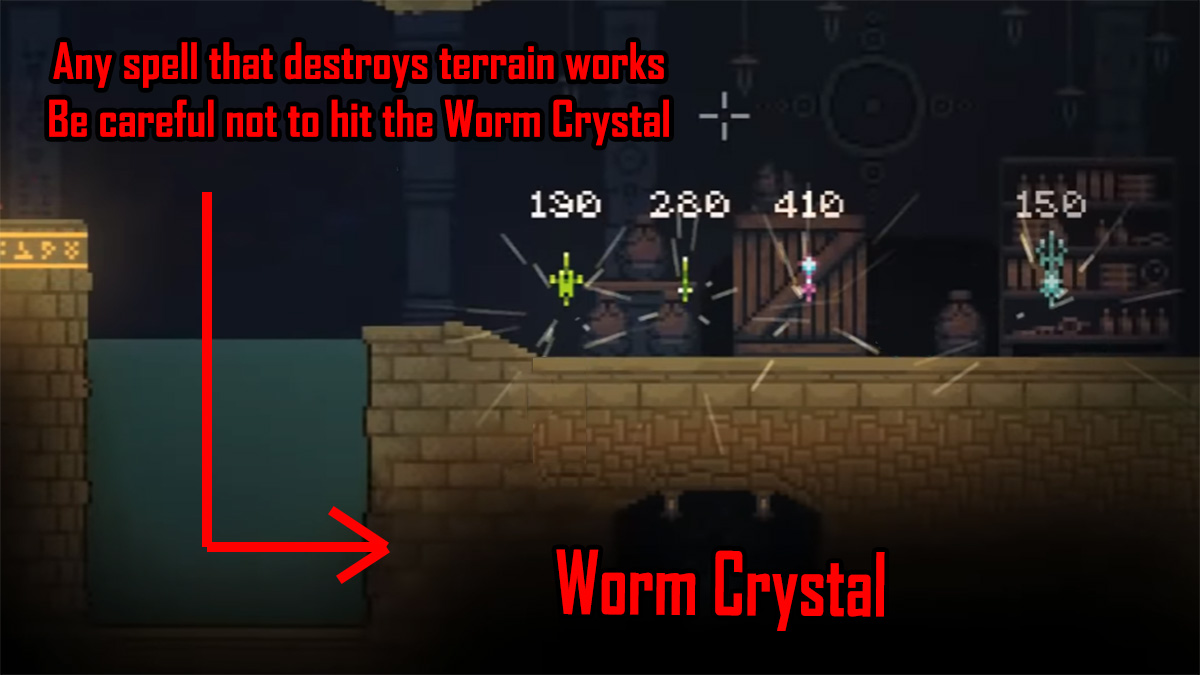 worm crystal in the holy mountain location