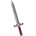 Sword with a red handle