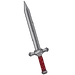 Sword with a red handle