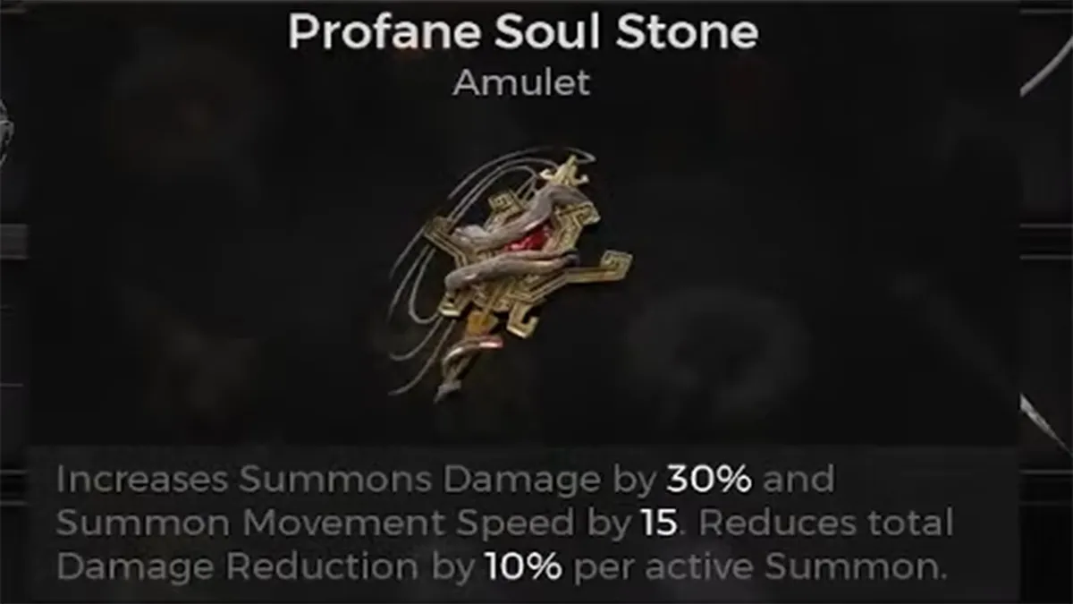 profane soul stone amulet in remnant 2 forgotten kingdom dlc