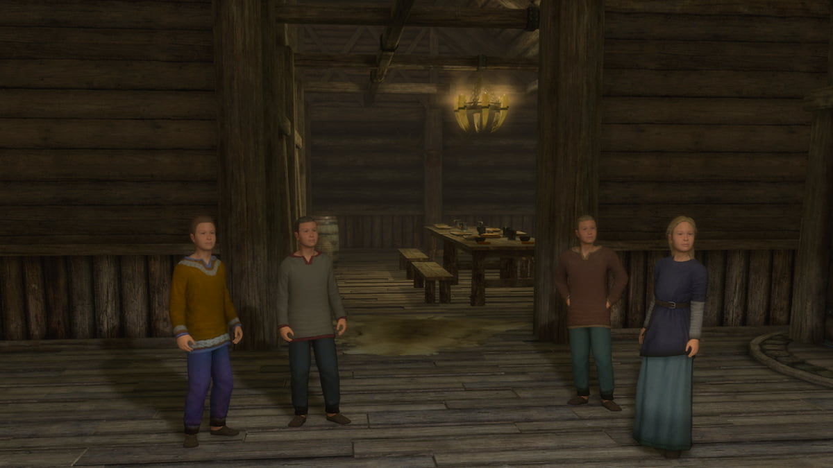 Four children in the honorhall orphanage in Riften