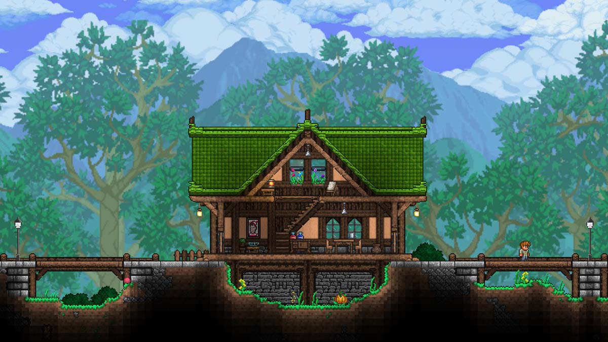 Not Another Guide House design in Terraria