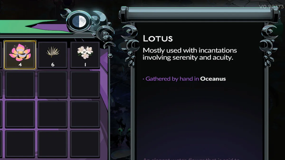 the lotus flower in hades 2