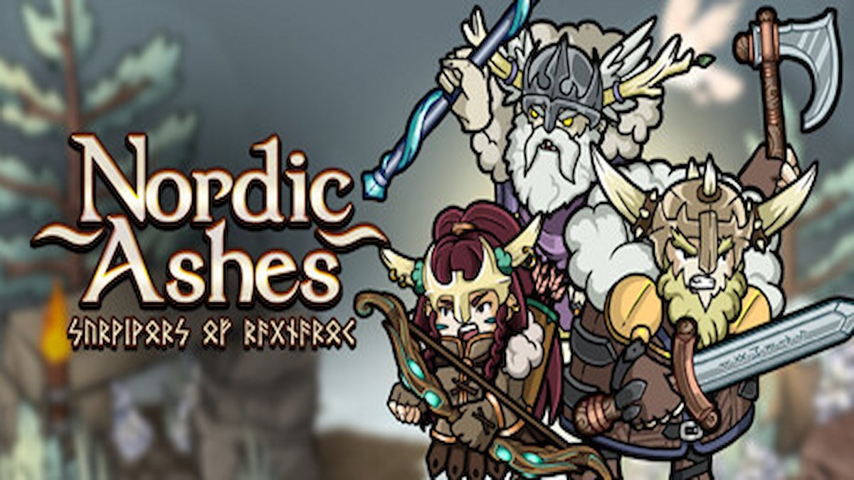 Nordic Ashes main screen with three survivors holding weapons