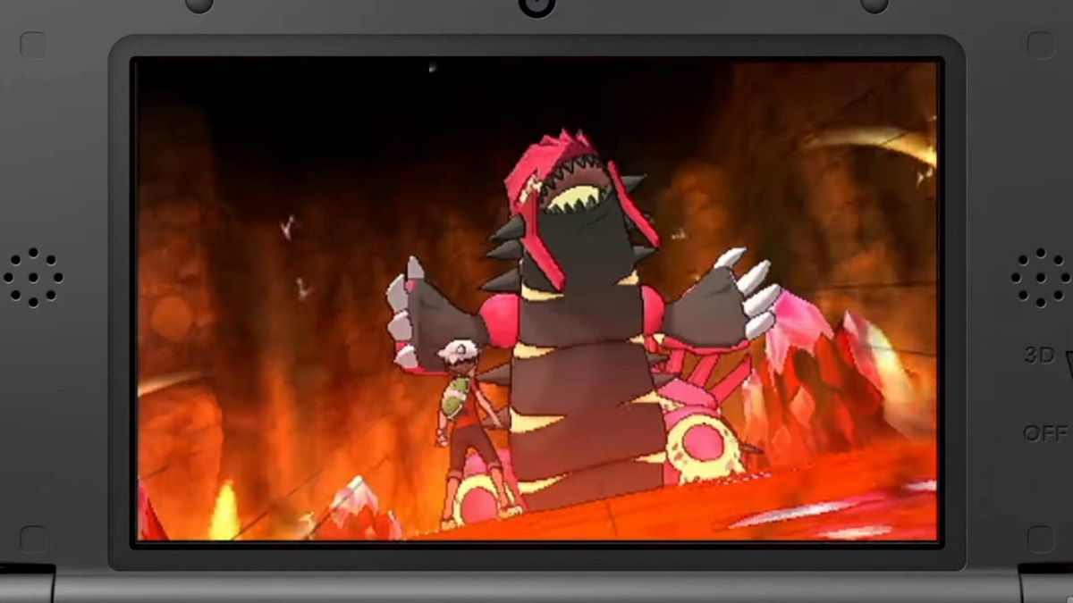 Der Spieler trifft in Pokémon ORAS auf Groudon