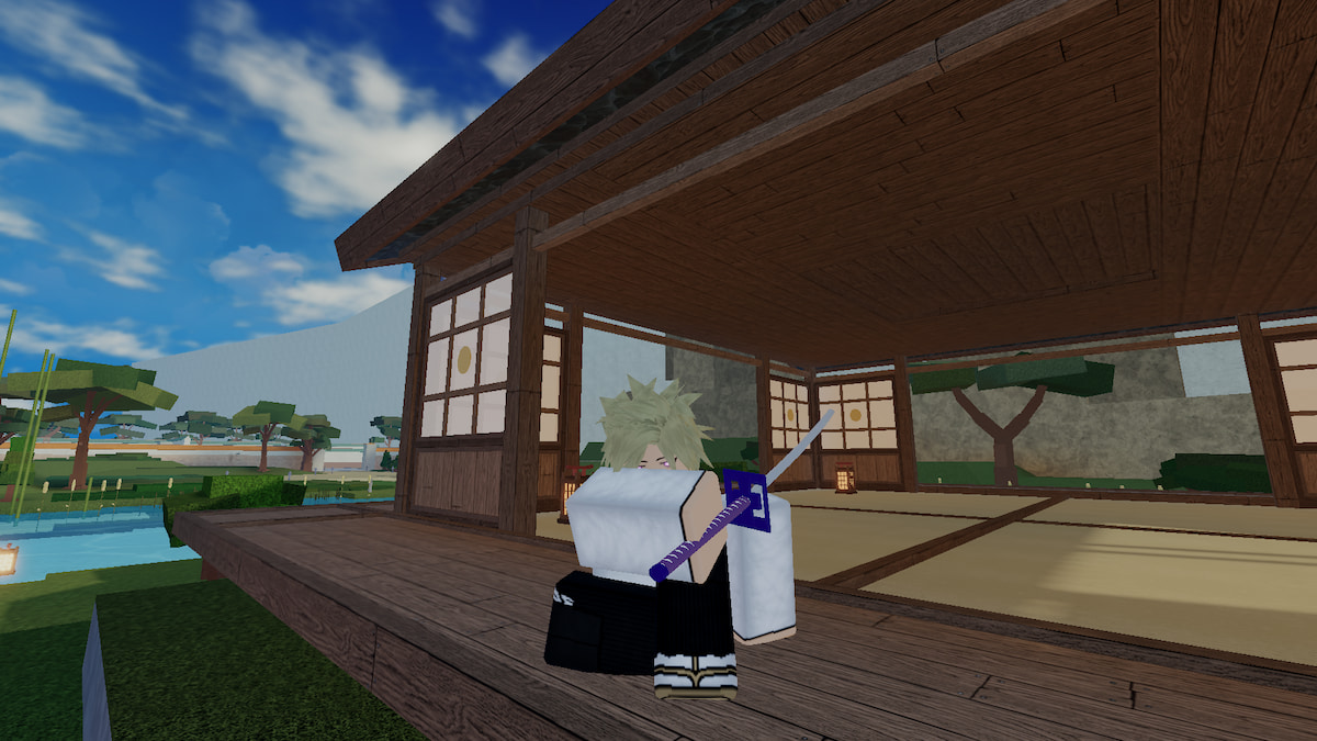Soul Reaper player with katana in Type Soul Roblox