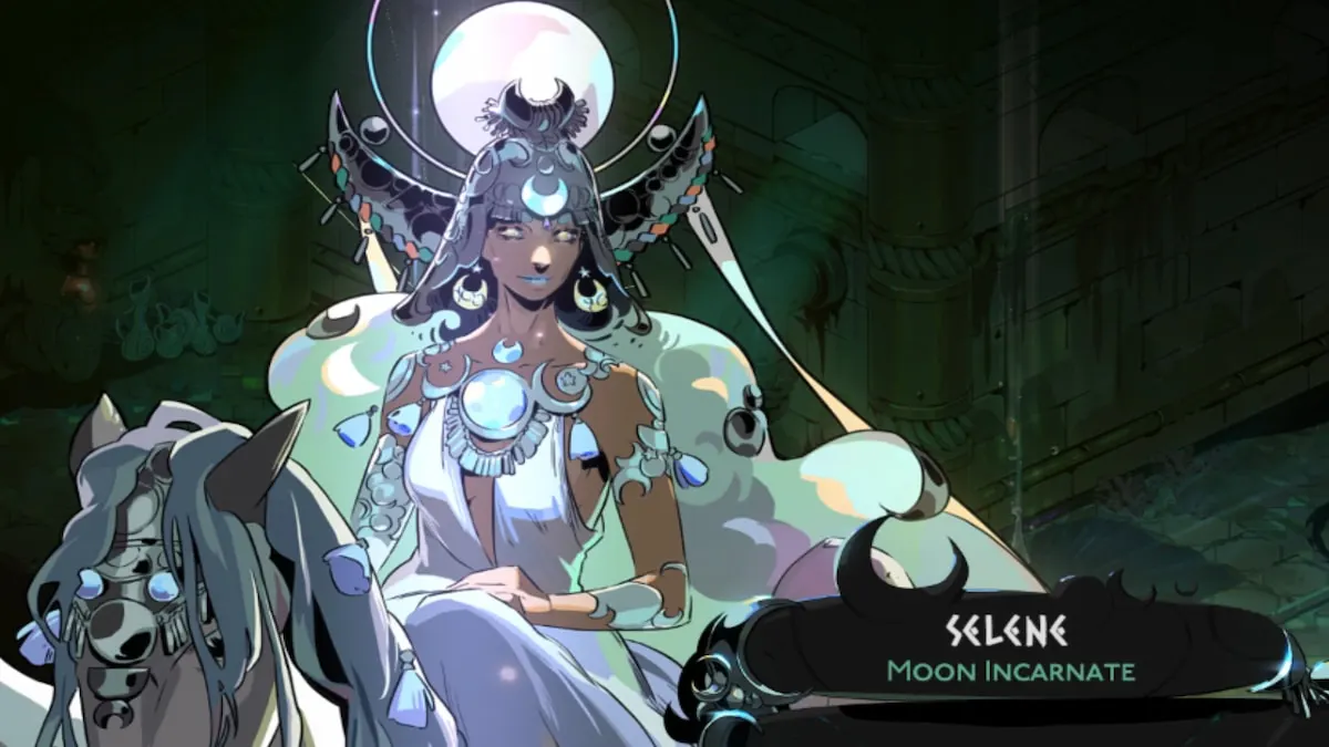 the goddess of the moon seline in hades 2