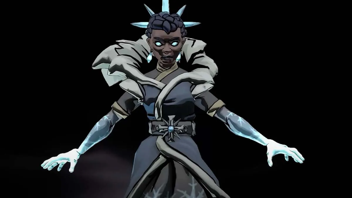 Snow Queen character in Ravenswatch