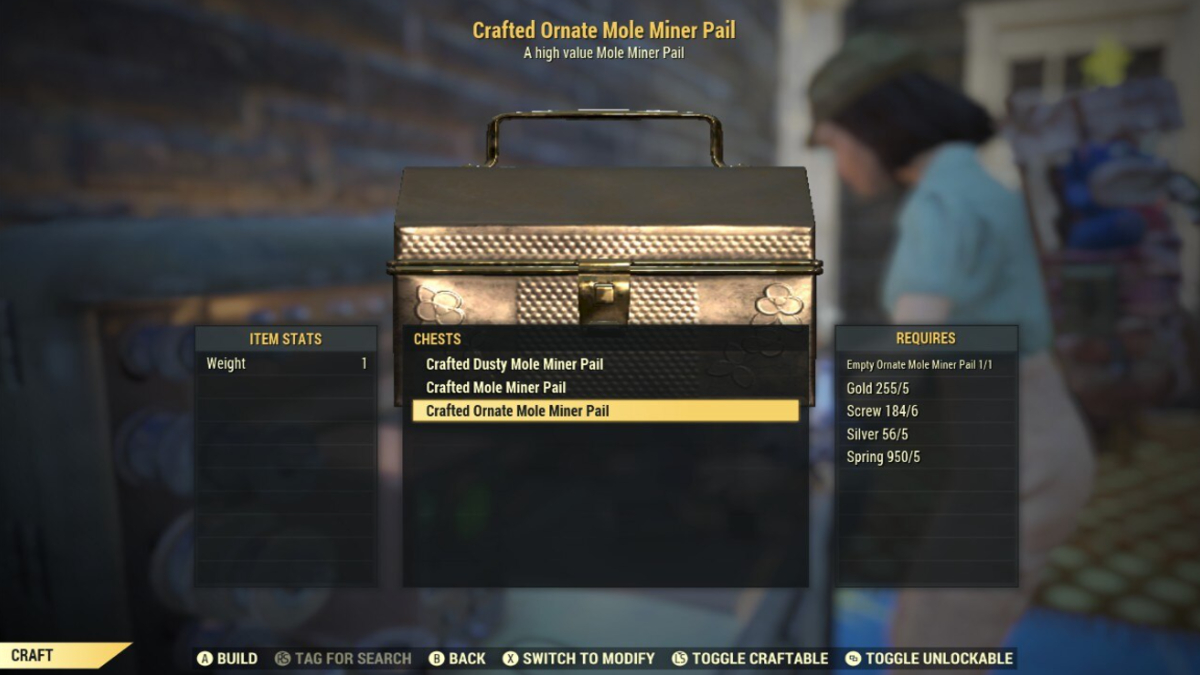 How to Craft Mole Miner Pails in Fallout 76 GameSkinny