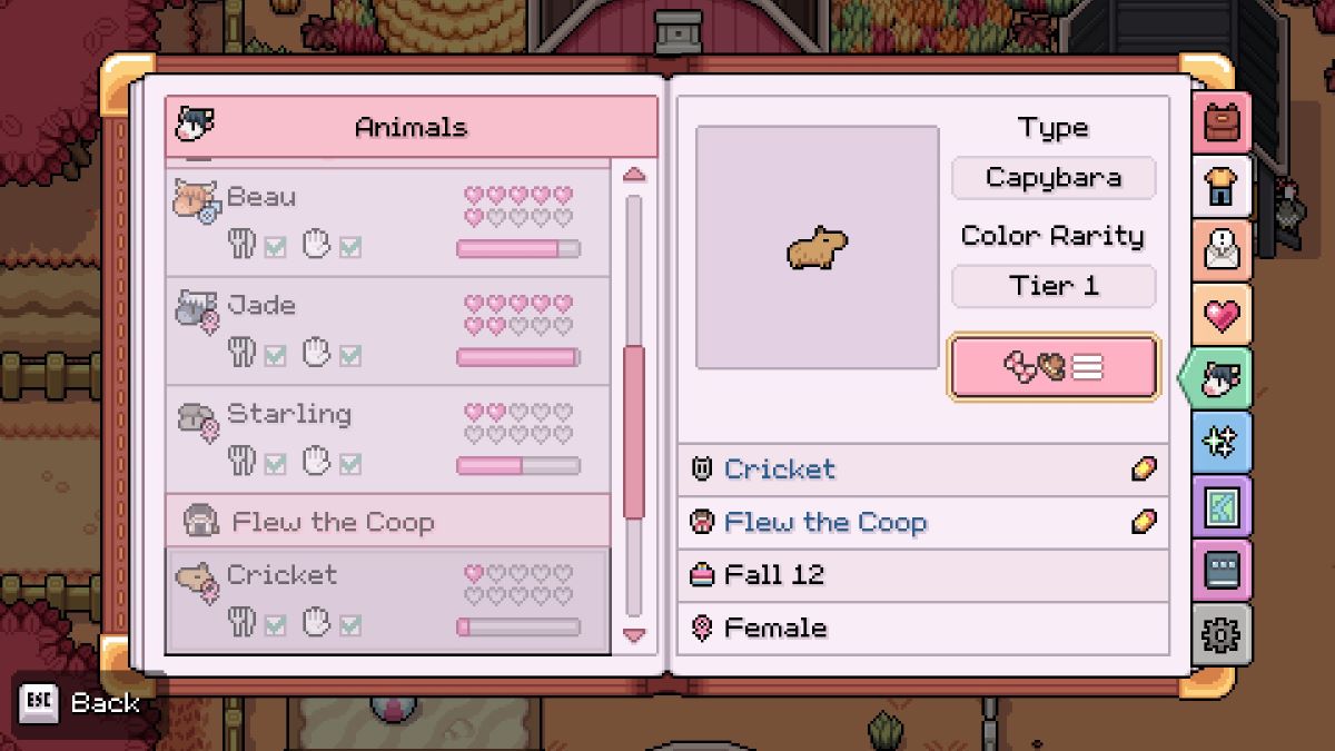 All Farm Animals, Barn & Coop Upgrades in Fields of Mistria – GameSkinny
