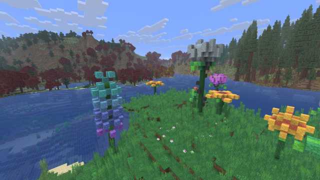 An Overgrown Greens biome added to Minecraft alongside Maple Woods and Redwood Forests through the Biomes O Plenty mod