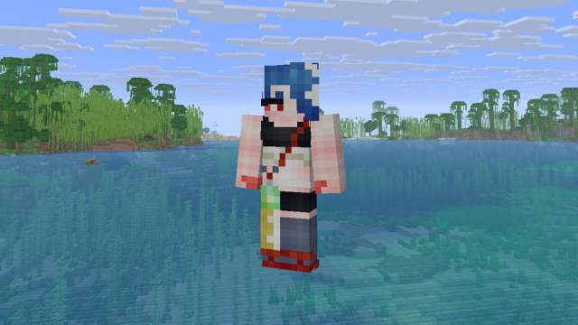 A Minecraft Skin of Shiver from Splatoon Raiders designed by noymh