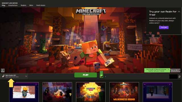 Launching modded Minecraft from the fabric profile
