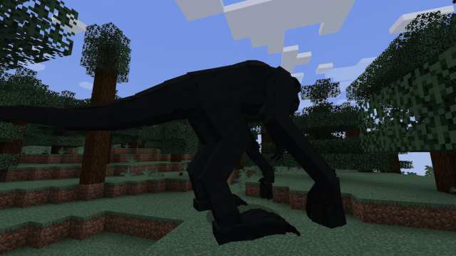 The Distorted Rex mod in Minecraft