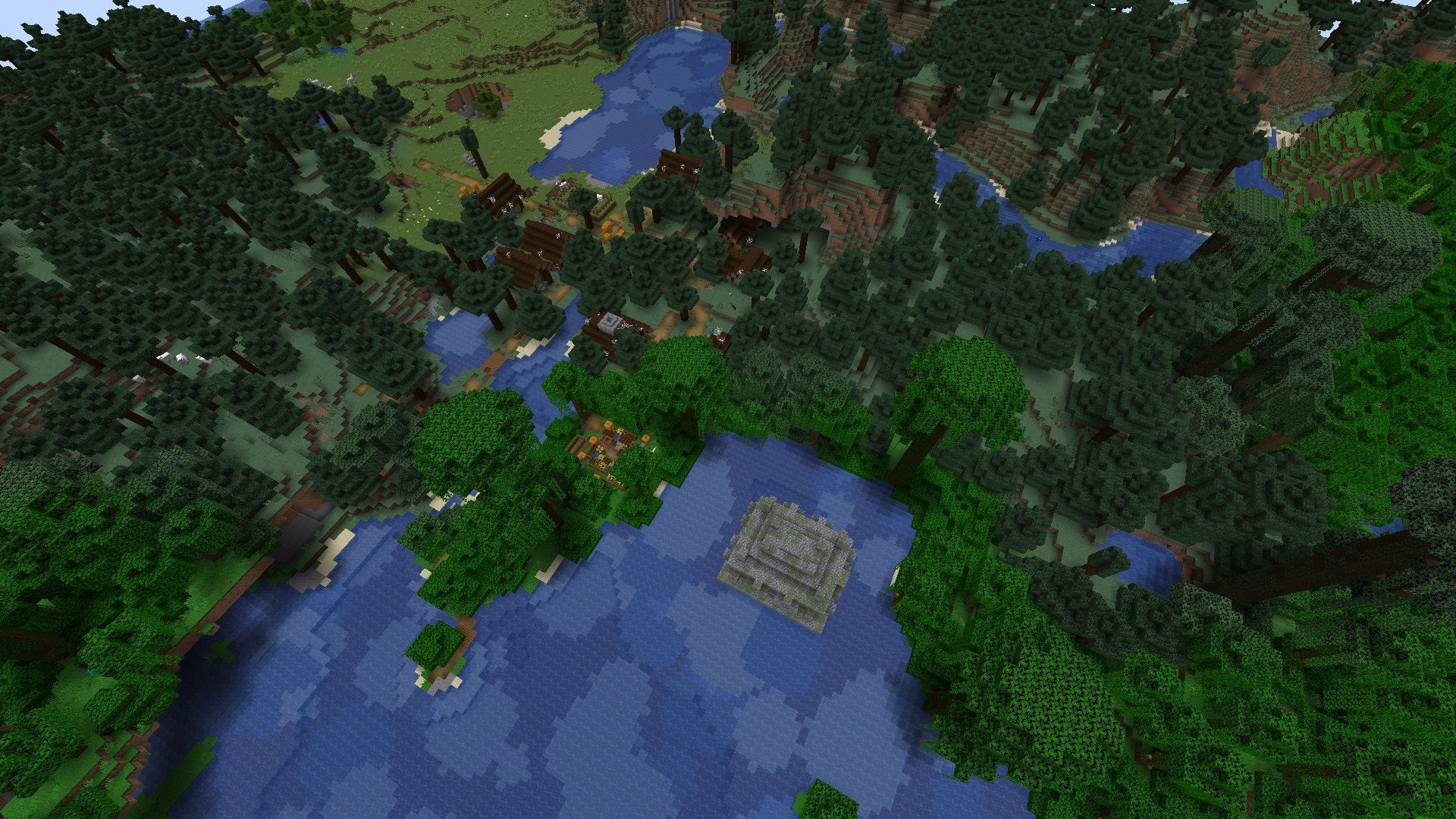 Minecraft Pe Mesa And Flower Forest Seed Best Flower Site