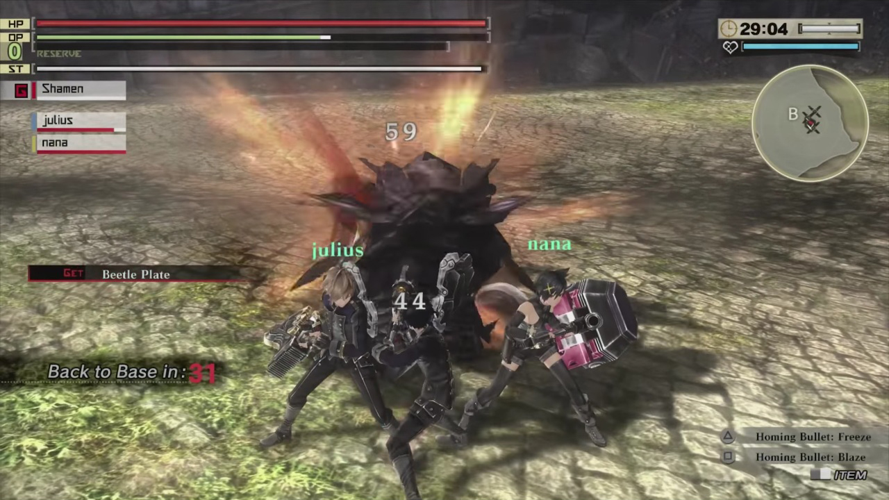 God Eater 2 Rage Burst gameplay