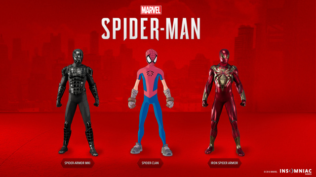 Ps4 Spider-man Costume Collection complète Set Captain America