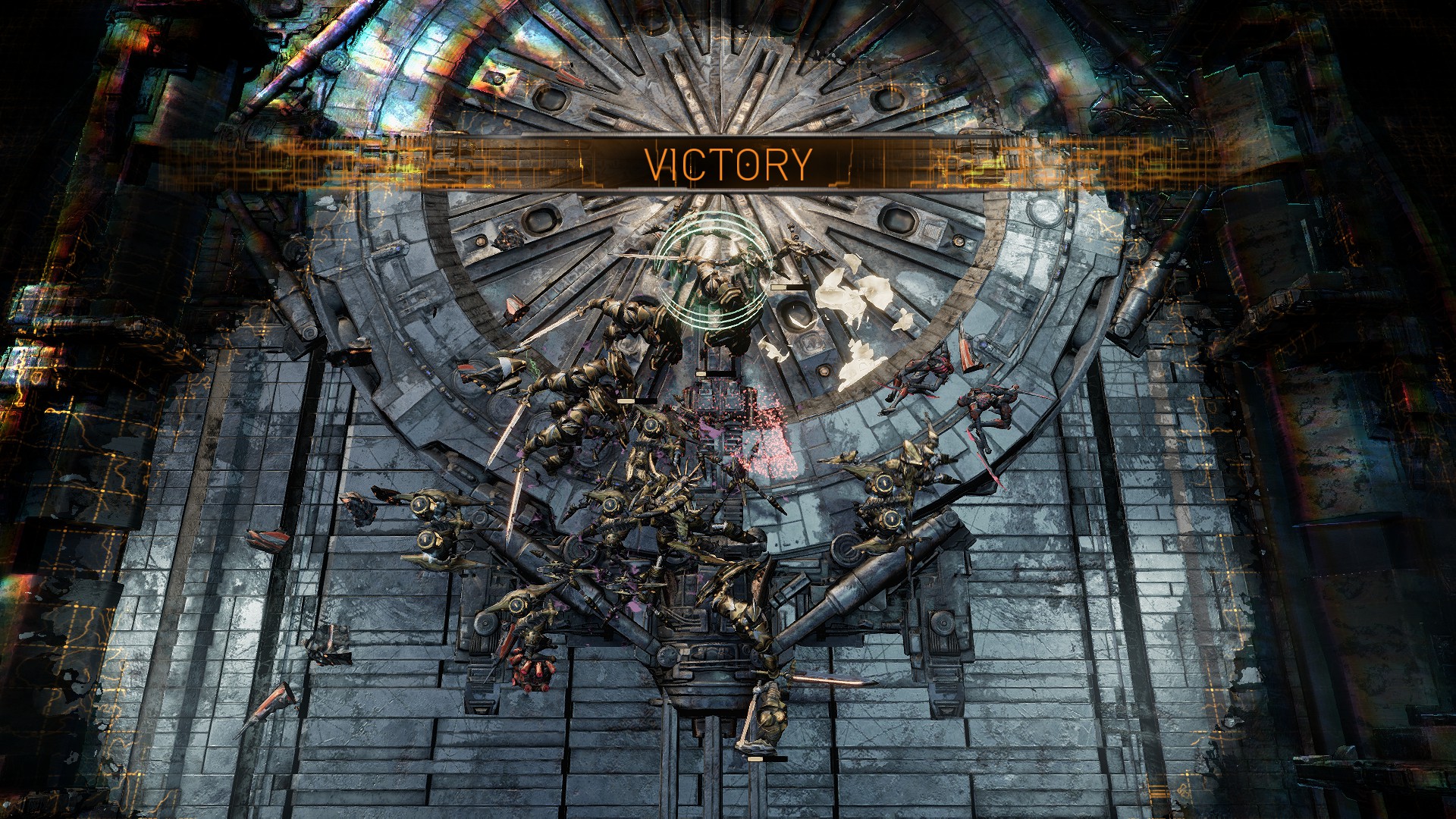 Victory screen from Golem Gates