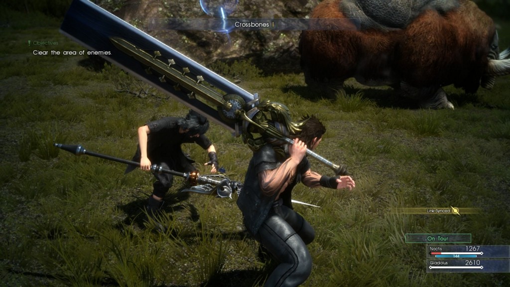 Final Fantasy XV battle