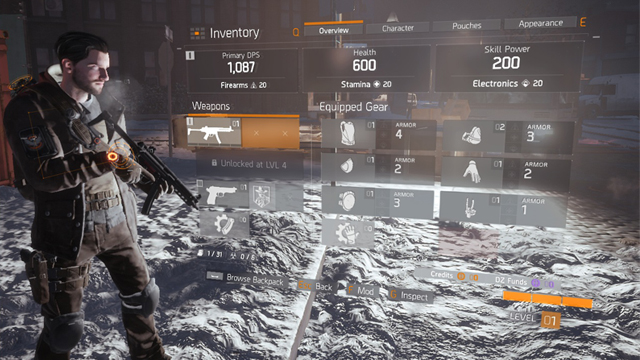 Tom Clancy's The Division skills talents perks